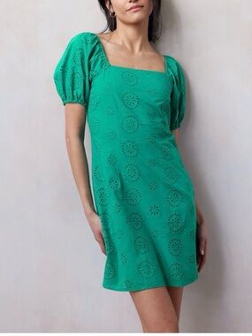 LC Lauren Conrad NWT Short Puff Sleeve Squareneck Mini Dress size XXL